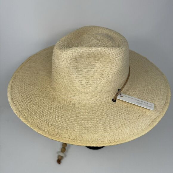 West Perro Little Desert Sun Hat - Natural Guatemalan Palm New Size 6 - Picture 5 of 7